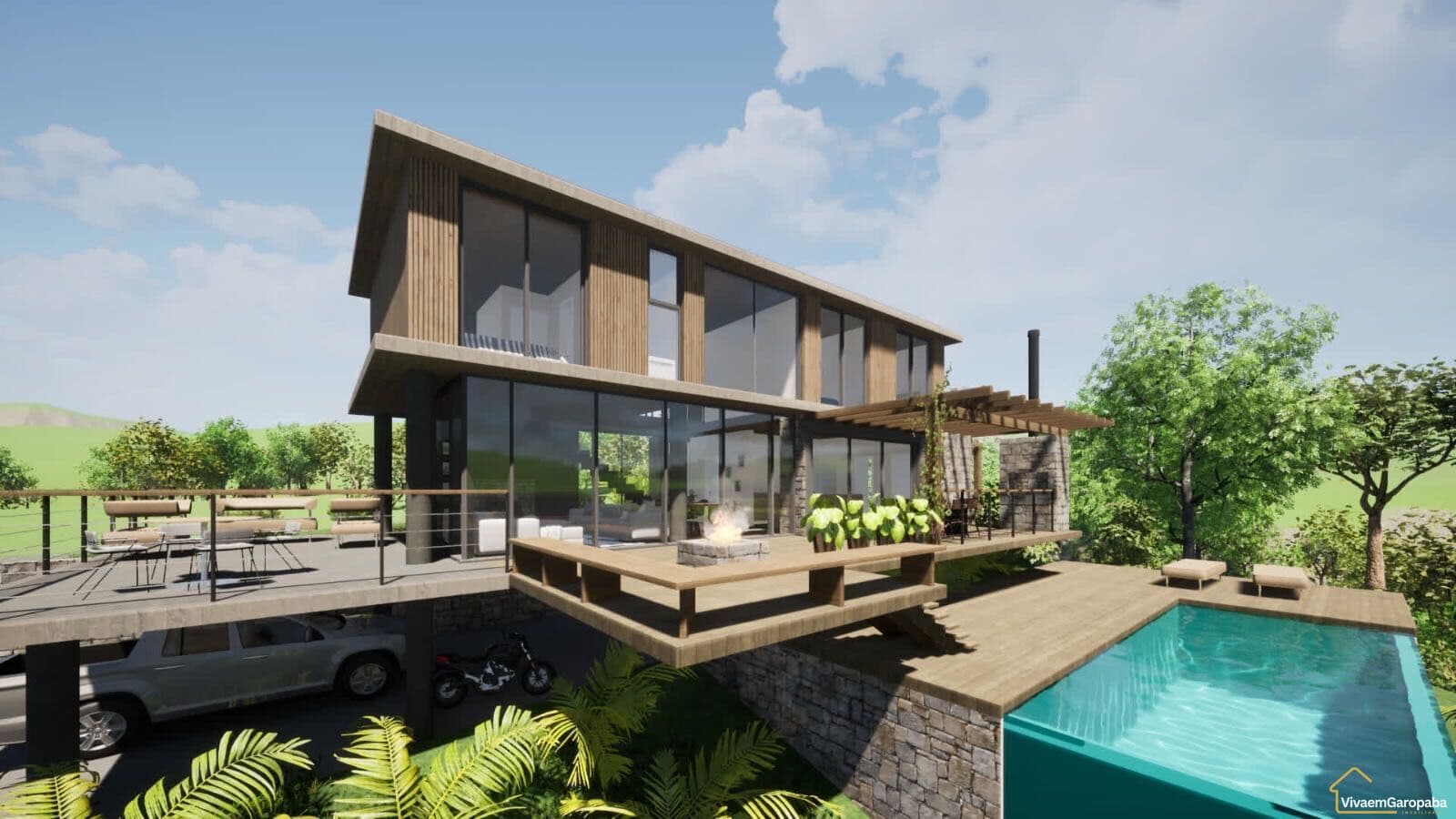 Casa Alto Padrão em Praia do Silveira, Garopaba/SC