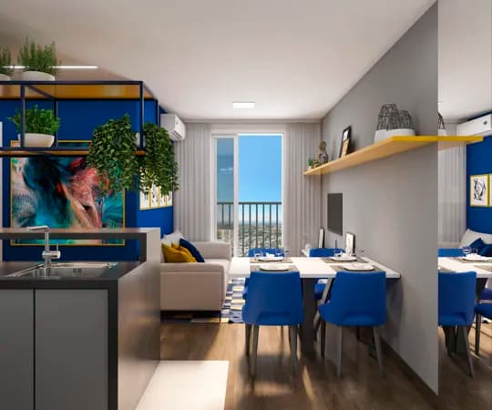 Apartamento 2 dorm com sacada em Feitoria, São Leopoldo/RS