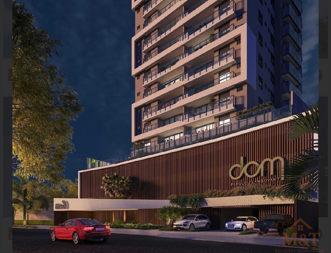 Apartamento 3 suíte Dom Parque Flamboyant próximo ao Parque frente a praça das Artes