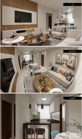 Apartamento Resd. Bethania 3qts