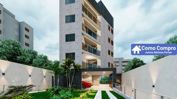 Lançamento no bairro caiçara 2 quartos com suíte e varanda
