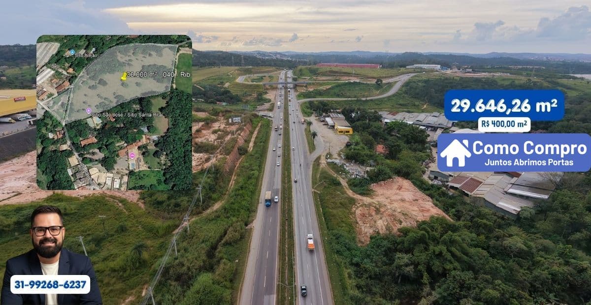 Área na Br 040 em Ribeirão das Neves sentido sete lagoas