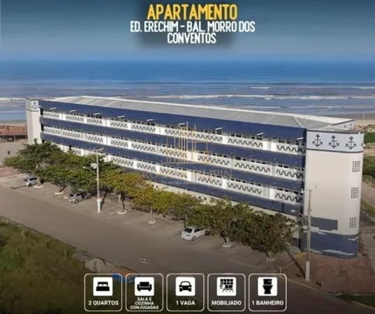 Apartamento com 2 dormitórios à venda, 51 m² - Morro dos Conventos - Araranguá/SC