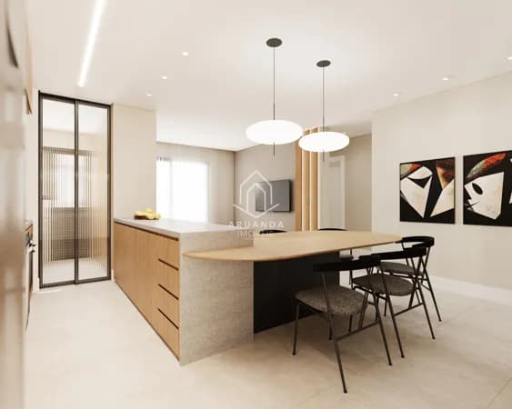 Apartamento Mobiliado – 101m² – 3 Quartos (1 Suíte) – Bacacheri