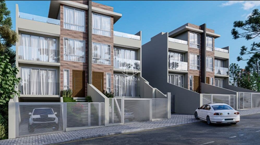 Sobrado Triplex - Garagem Subsolo - Terraço e Atico - 5 Vagas - 225m²