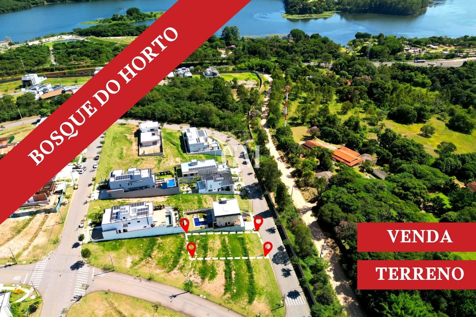 Terreno à venda no Condomínio Bosque do Horto em Jundiaí – 502,68 m² em aclive com alto potencial construtivo