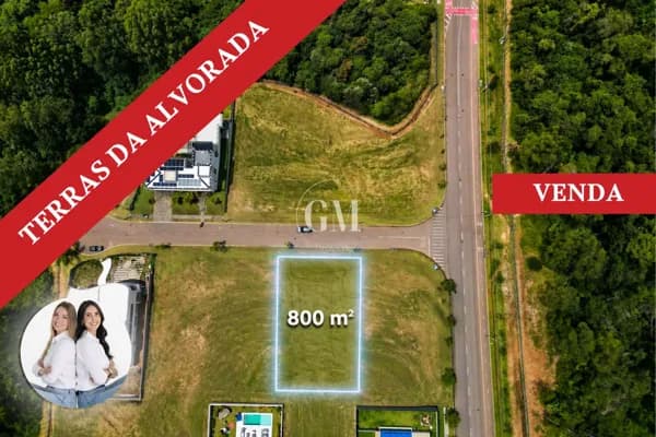 Terreno com 800 m² em Condomínio Fechado de Alto Padrão