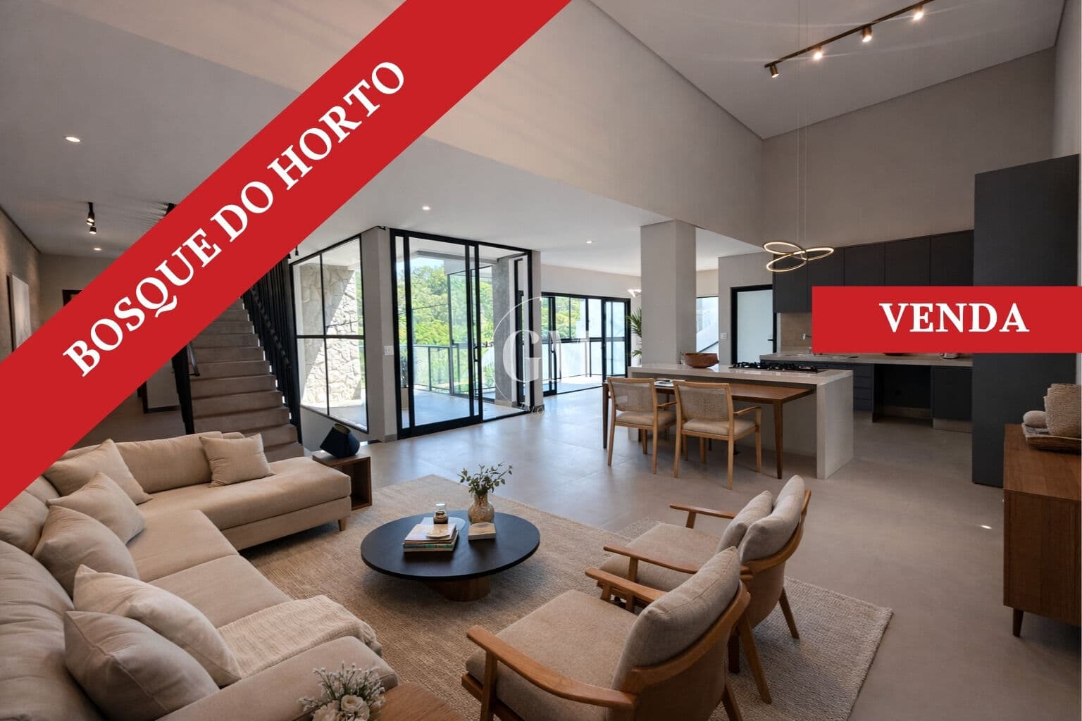 Casa à venda no Condomínio Bosque do Horto – Jundiaí/SP | 3 suítes, alto padrão, sem vizinho de fundo