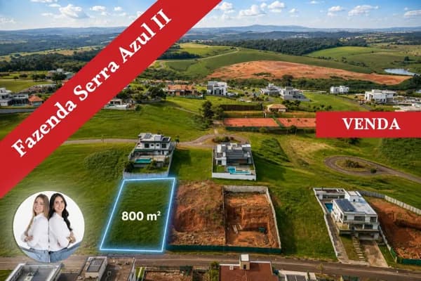 Terreno à venda no Condomínio Fazenda Serra Azul II – Itupeva/SP