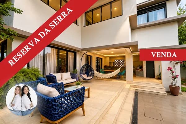 Casa Contemporânea com Alto Padrão Construtivo no Reserva da Serra