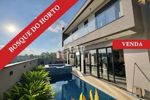Casa de Alto Padrão com 4 Suítes à Venda no Bosque do Horto em Jundiaí