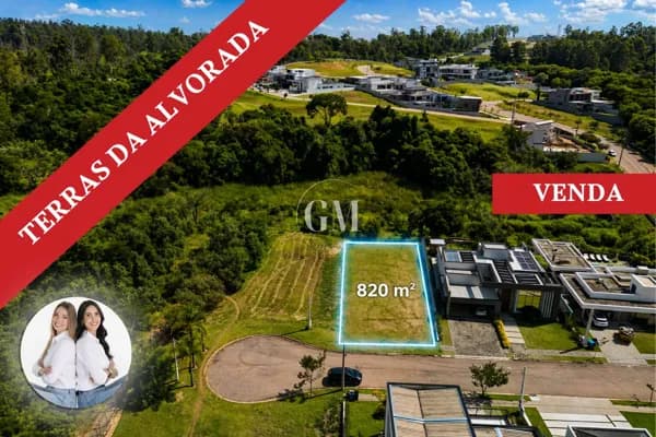 Exclusivo: Terreno Declive de 820 m² em Rua Sem Saída | Terras da Alvorada