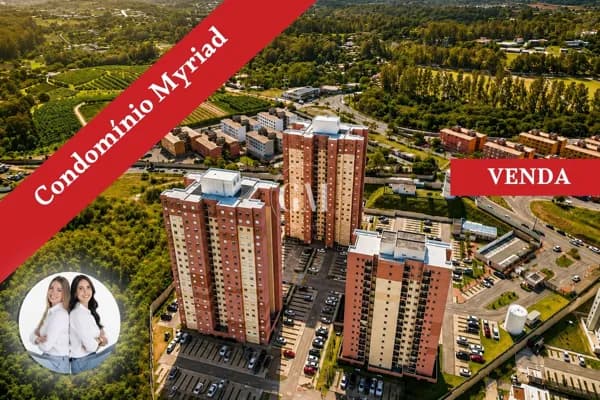 Apartamento no Condomínio Myriad com 58 m² com 2 dormitórios e vista livre!