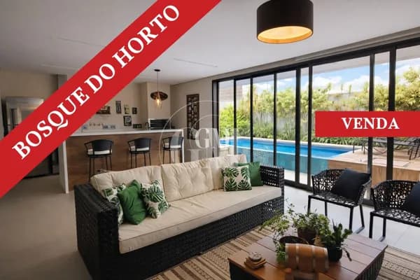 Casa de Alto Padrão com 3 Suítes e Piscina no Condomínio Bosque do Horto em Jundiaí