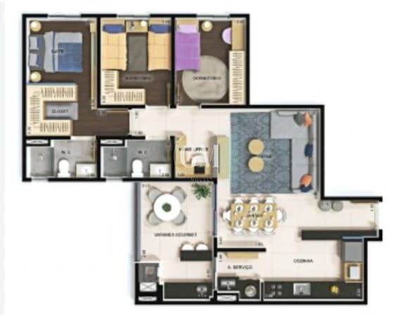Apartamento em Jundiaí - Jardim do Lago