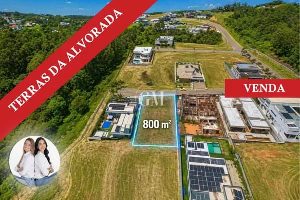 Terreno 800 m² no Terras da Alvorada em Jundiaí | Alto Padrão
