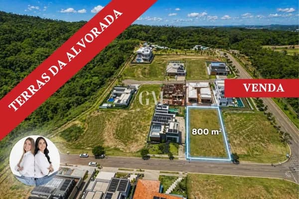 Terreno em Declive no Condomínio Terras da Alvorada em Jundiaí – 800 m²