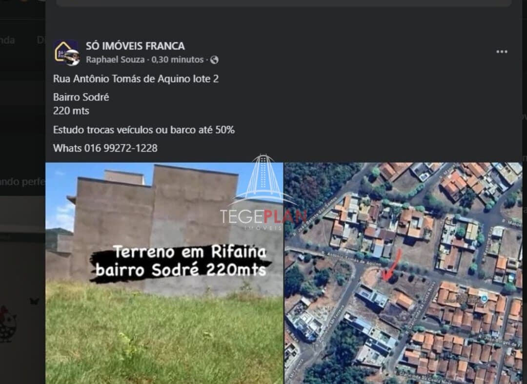 Lote/Terreno em Rifaina - Centro