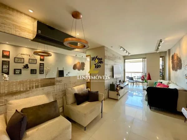 Apartamento à venda, 79m2, R$ 585.000,00, 3 quartos com suíte, varanda gourmet e vaga coberta