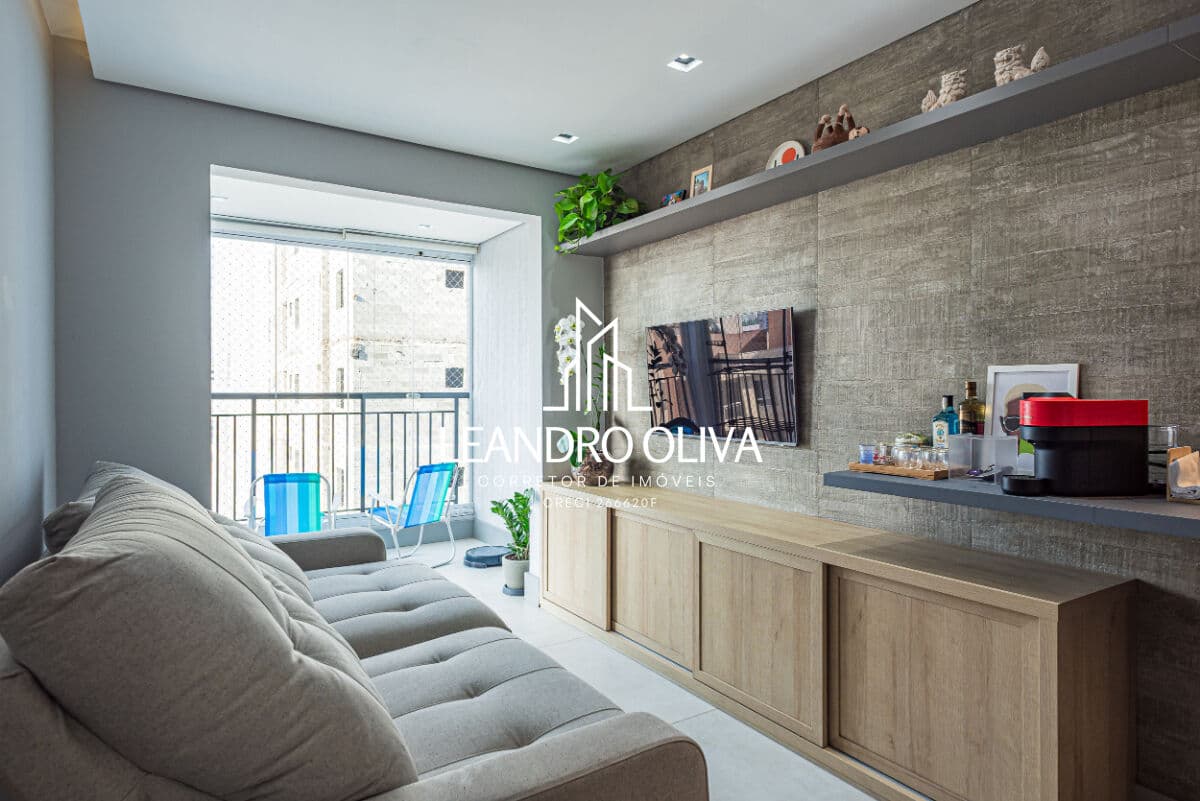 Apartamento para venda em Vila Clementino com 1 quarto, sendo 1 suíte , 55m²
