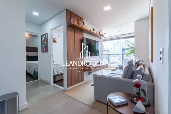 Apartamento tipo para venda em Vila Nova Conceição com 2 quartos, sendo 1 suíte, 56m²