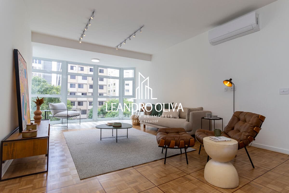 Apartamento para venda em Jardim Paulista com 3 quartos, sendo 3 suítes , 141m²
