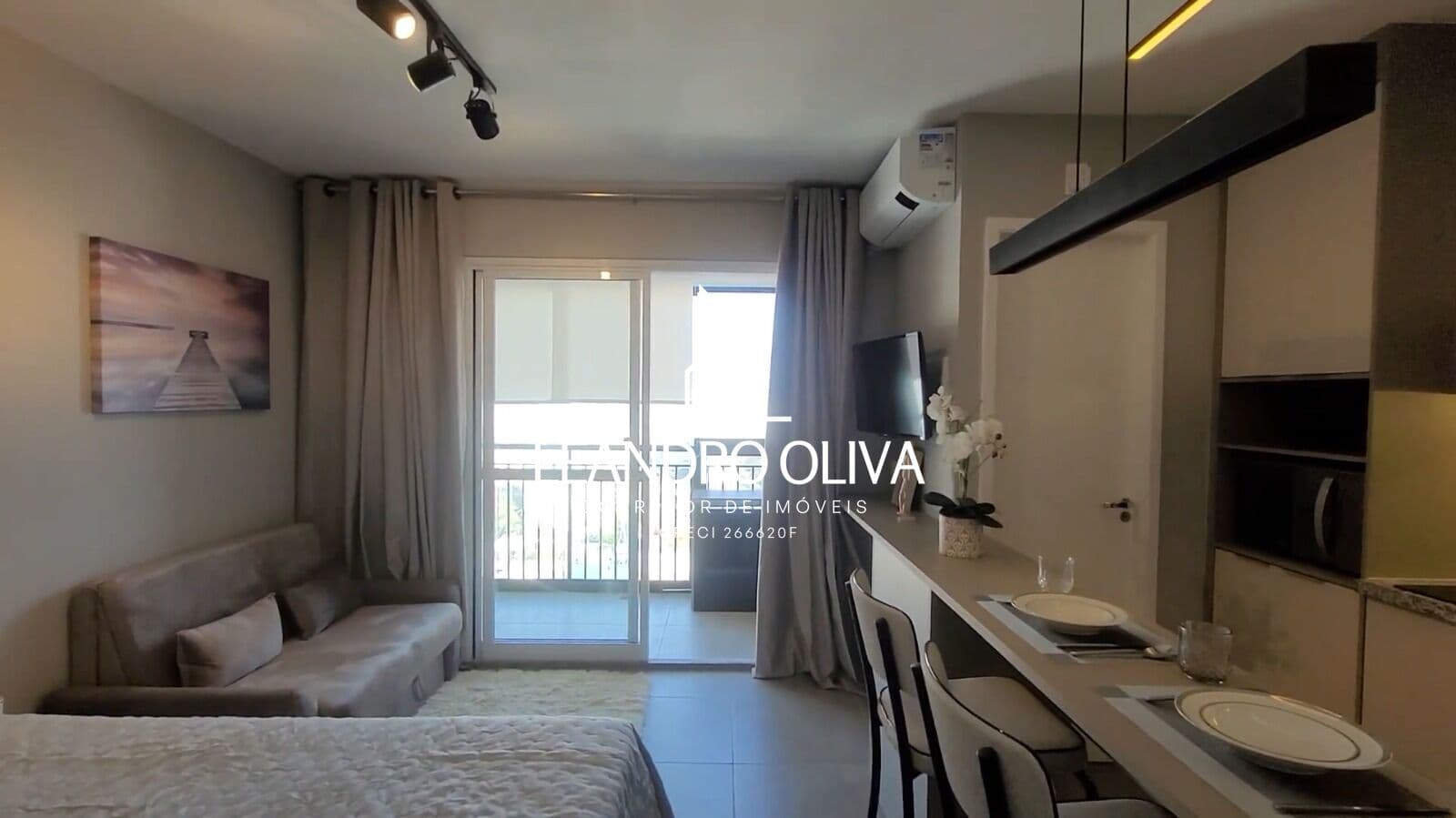 Studio à venda próximo ao Metrô Ana Rosa – 29m², mobiliado, com vaga e lazer completo