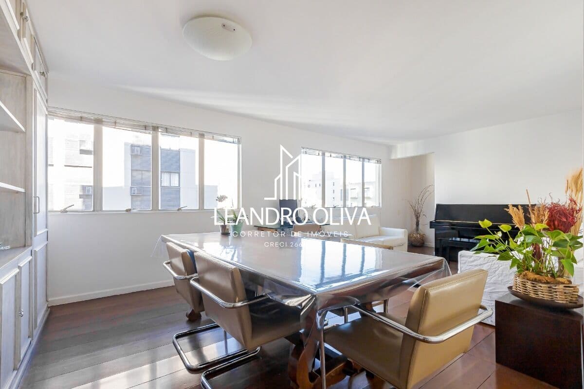 Apartamento tipo para venda em Jardim Paulista com 4 quartos, sendo 1 suíte, 121m²