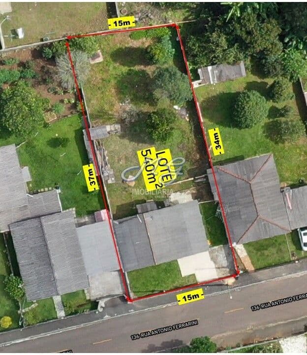 Lote/Terreno em Campina Grande do Sul - Jardim Nossa Senhora das Graças