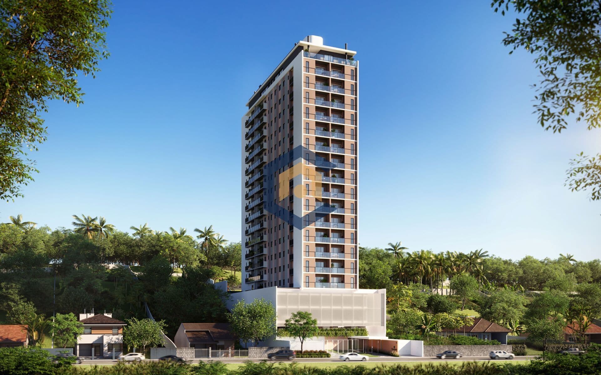 Apartamento em construção no bairro Saguaçu em Joinville/SC