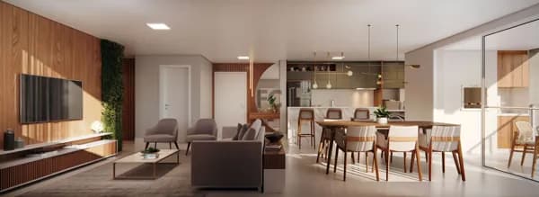 Apartamento 3 quartos - Bersi Home Club