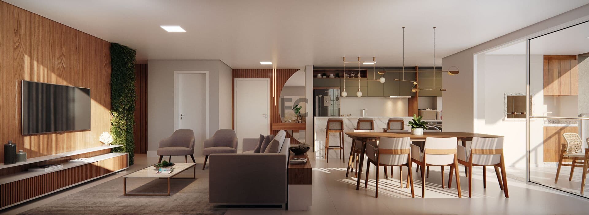 Apartamento 3 quartos - Bersi Home Club