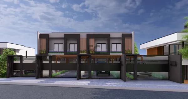 Sobrado geminado 3 quartos - Mônaco