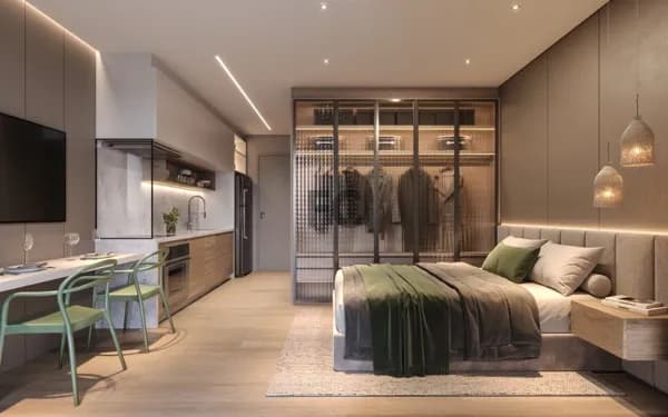 Apartamento Studio - Wave