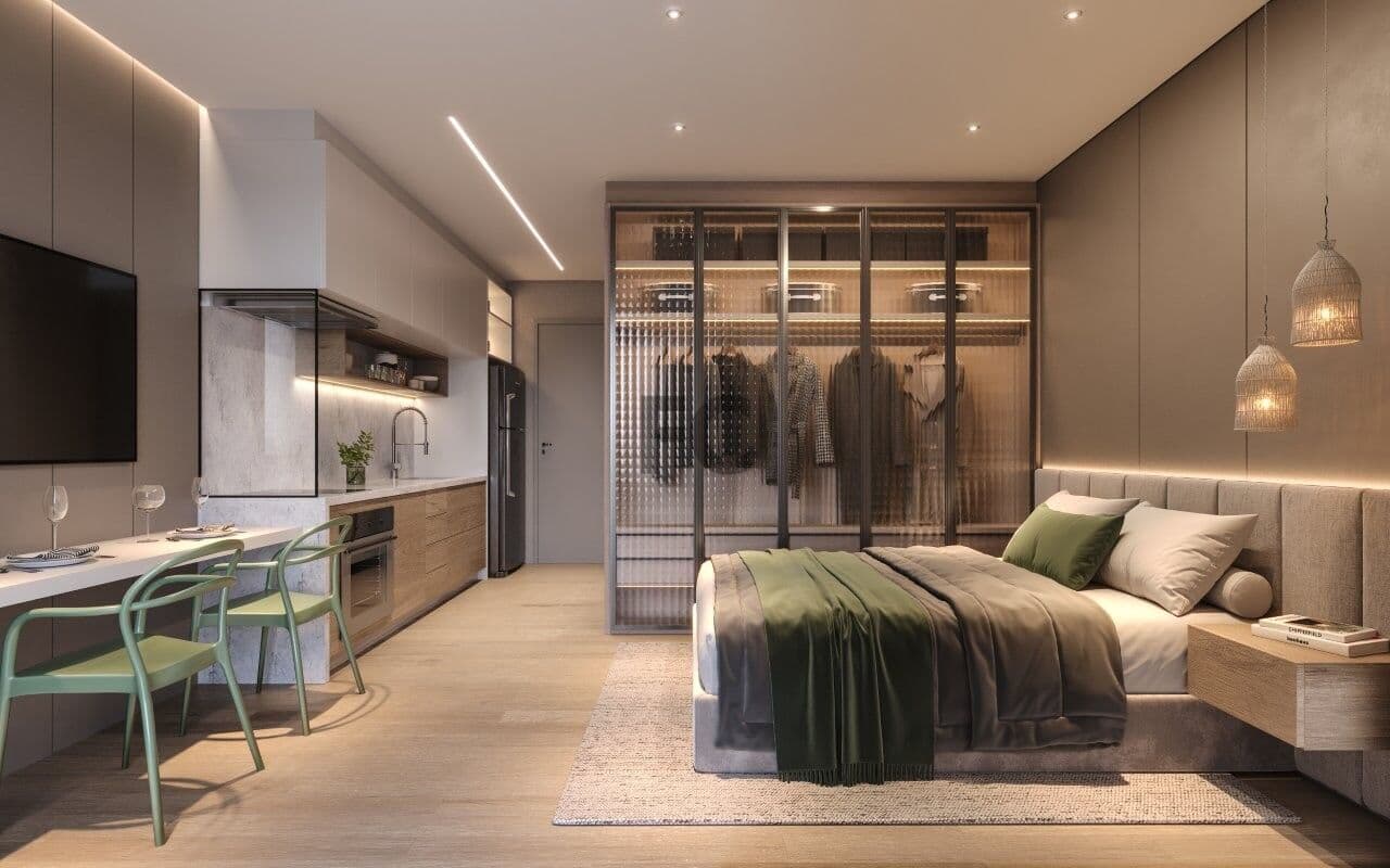 Apartamento Studio - Wave