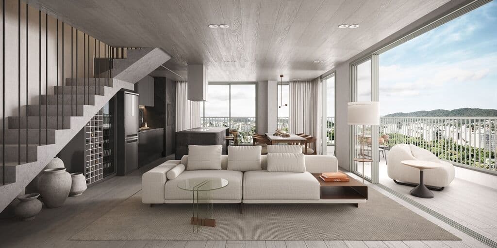 Apartamentos Duplex com 3 suítes - Cora