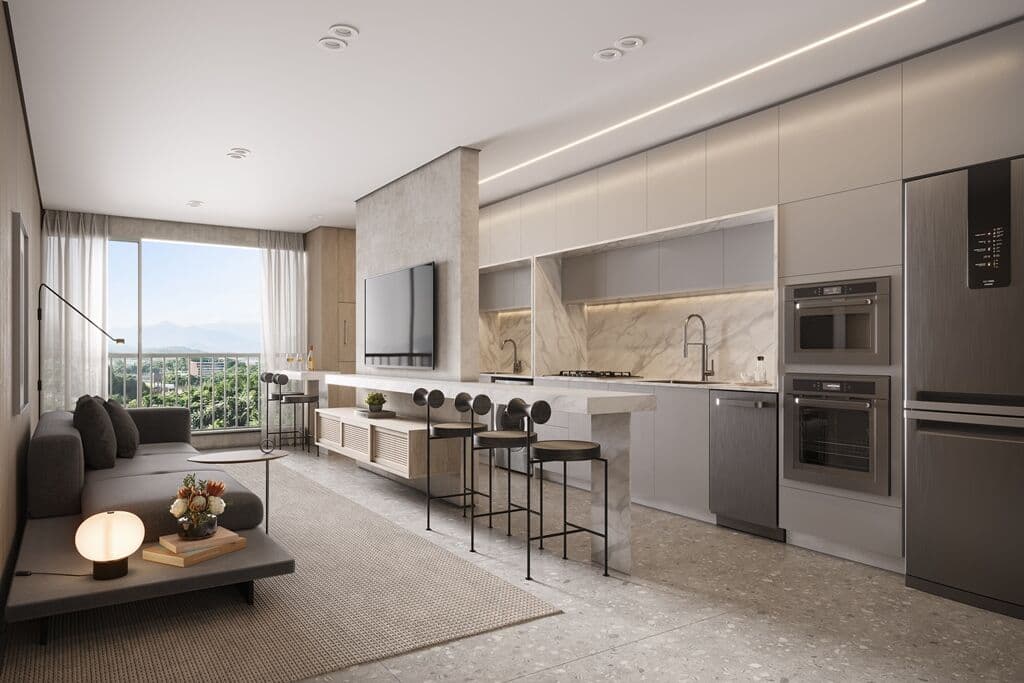 Apartamento 3 quartos com 87m² - Cora