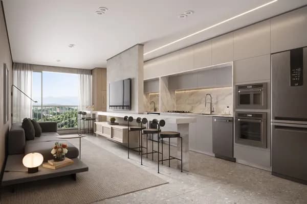 Apartamento 3 quartos com 87m² - Cora