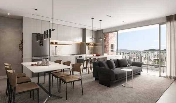 Apartamento 2 quartos - Cora