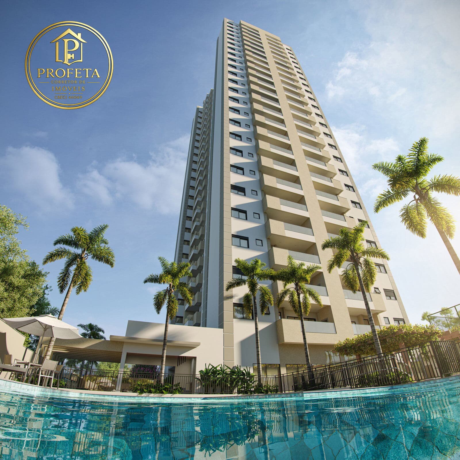 Apartamentos de 79m² no Imperium Park Residence na Zona 5 - Maringá