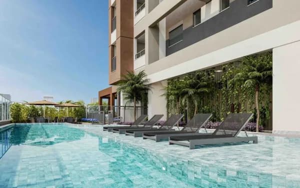 PLATINA - Apartamento com 1 suíte, na Norte Sul