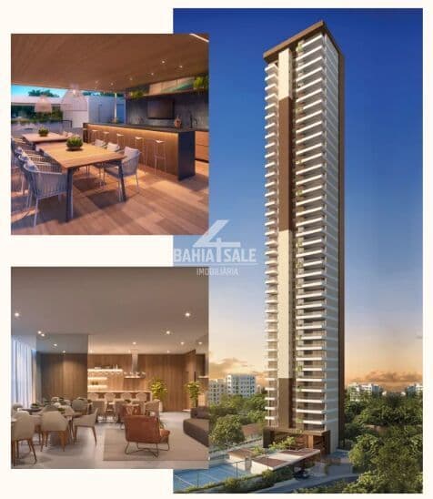Lançamento Edf. Desembargador Amadiz Barreto, Alto Luxo, Vista Mar, 4 Suites