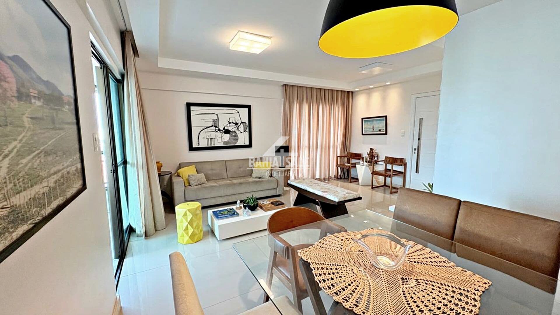 Apartamento 3 suítes à venda Colina A Patamares vista mar 145m² Salvador
