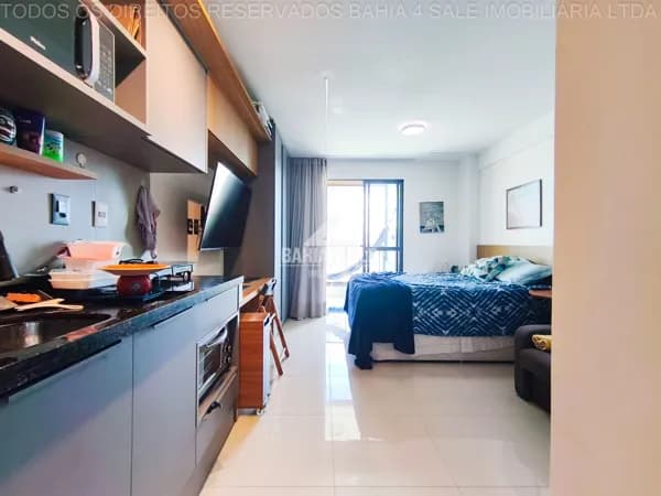 Studio Mobiliado para Venda em Salvador | Vista Mar | Ilha de Mykonos