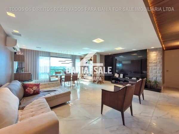 Apartamento no Parque Tropical: 4 Suítes, 155m², Lazer Completo e Vista Incrível em Pituaçu