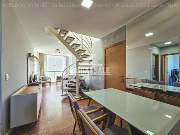 Cobertura à venda Stella Maris Salvador vista mar 3 quartos 136m²