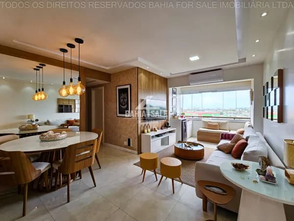 Apartamento à venda no Brisas Residencial Clube Salvador | 3 quartos | 79m² | 2 suítes