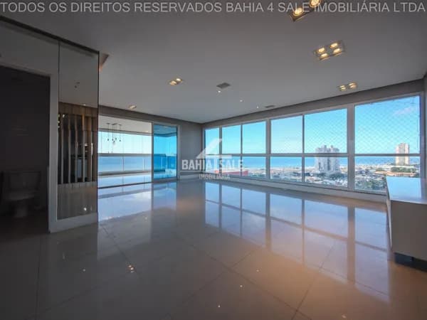 Apartamento Paradiso Reale Patamares 155m² 3 suítes vista mar Colina A Salvador