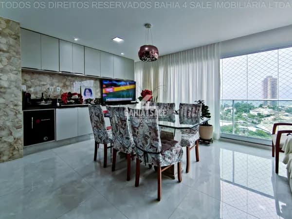 Apartamento 3 quartos vista mar à venda Pituaçu Salvador 110m2