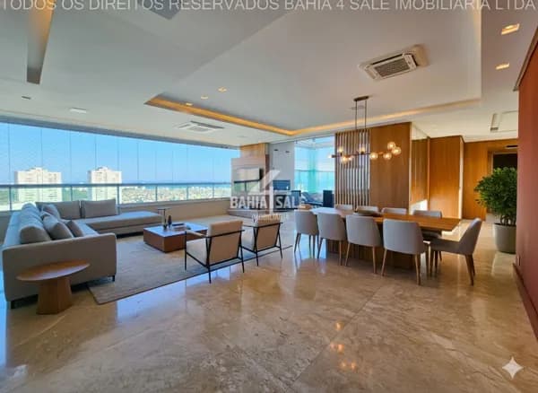 Cobertura Top House no Horto Barcelona | 374m², 3 Suítes, 28º Andar e Vista Mar Panorâmica